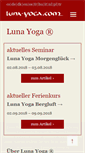 Mobile Screenshot of luna-yoga.com